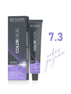 Revlon Color Excel 7.3 - Краситель тон в тон без аммиака блонд золотистый 70 мл