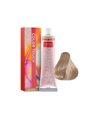 Wella Color Touch 9/16 - Тонирующая краска без аммиака очень светлый блонд жемчужно-пепельный 60 мл