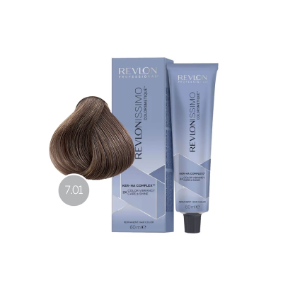Revlon Revlonissimo Colorsmetique 7.01 - Перманентная краска для волос блонд натурально-пепельный 60 мл