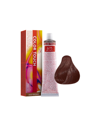 Wella Color Touch 6/75 - Тонирующая краска без аммиака темный блонд коричнево-красный 60 мл