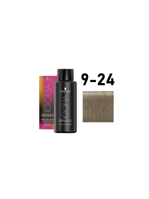 Schwarzkopf Igora Vibrance 9-24 - Краситель тон-в-тон блонд пепельный бежевый 60 мл