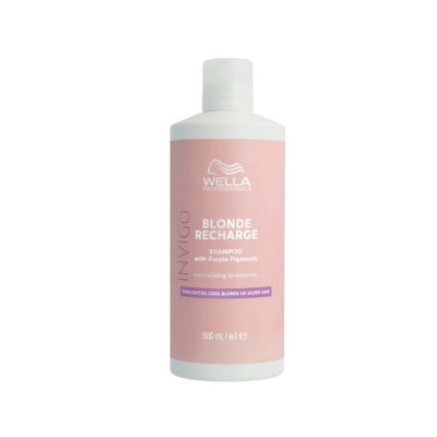 Wella Invigo Blonde Recharge Shampoo With Purple Pigments - Шампунь для мелированных, холодных светлых и седых волос 500 мл