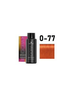Schwarzkopf Igora Vibrance 0-77 - Краситель тон-в-тон медный микстон 60 мл