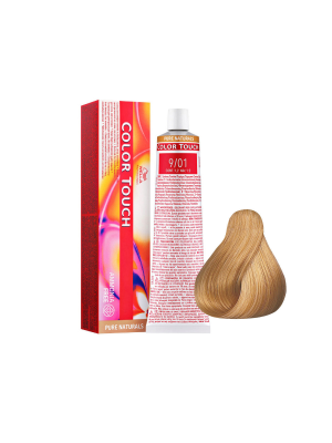 Wella Color Touch 9/01 - Тонирующая краска без аммиака очень светлый блонд натурально-пепельный 60 мл