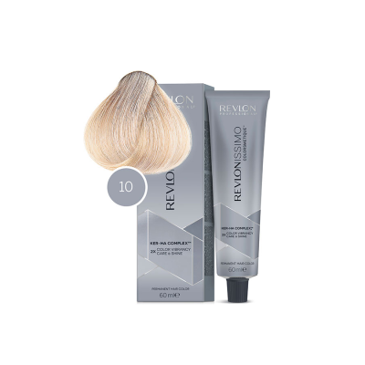 Revlon Revlonissimo Colorsmetique High Coverage 10 - Перманентная краска для седых волос очень сильно светлый блонд 60 мл