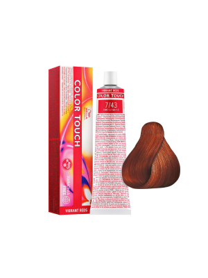 Wella Color Touch 7/43 - Тонирующая краска без аммиака блонд медно-золотистый 60 мл