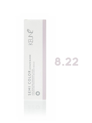 Keune Semi Color 8.22 - Полуперманентная краска для волос светлый блондин интенсивно перламутровый 60 мл