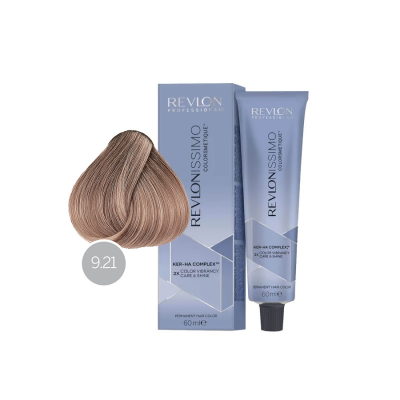 Revlon Revlonissimo Colorsmetique 9.21 - Перманентная краска для волос очень светлый блонд перламутрово-пепельный 60 мл