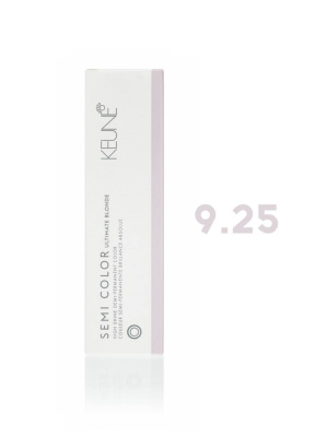 Keune Semi Color 9.25 - Полуперманентная краска для волос очень светлый блондин перламутрово-махагоновый 60 мл