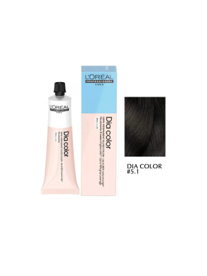 L'Oreal Dia Color 5.1 - Краситель-блеск без аммиака светлый шатен пепельный 60 мл