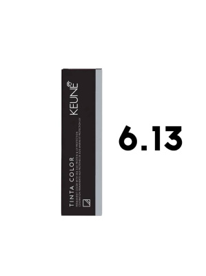 Keune Tinta Color 6.13 - Стойкая краска для волос темный блондин пепельно-золотой 60 мл