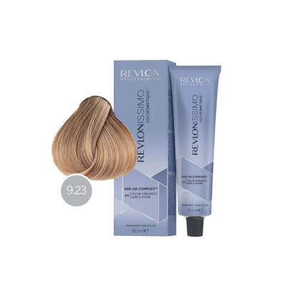 Revlon Revlonissimo Colorsmetique 9.23 - Перманентная краска для волос очень светлый блонд перламутрово-золотистый 60 мл