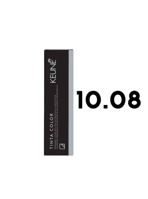 Keune Tinta Color 10.08 - Стойкая краска для волос экстра светлый слегка коричневый блондин 60 мл