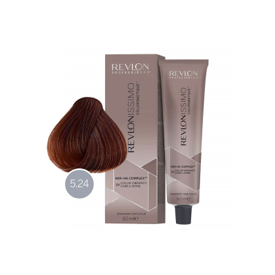 Revlon Revlonissimo Colorsmetique 5.24 - Перманентная краска для волос светло-коричневый перламутрово-каштановый 60 мл
