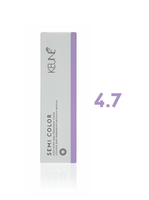 Keune Semi Color 4.7 - Полуперманентная краска для волос средний фиолетовый шатен 60 мл