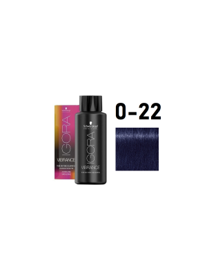 Schwarzkopf Igora Vibrance 0-22 - Краситель тон-в-тон антиоранжевый микстон 60 мл