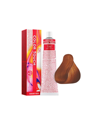 Wella Color Touch 7/47 - Тонирующая краска без аммиака блонд медно-коричневый 60 мл