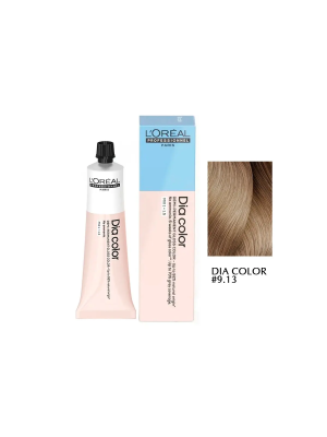 L'Oreal Dia Color 9.13 - Краситель-блеск без аммиака очень светлый блонд пепельно-золотистый 60 мл