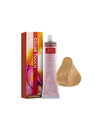 Wella Color Touch 9/73 - Тонирующая краска без аммиака очень светлый блонд коричнево-золотистый 60 мл