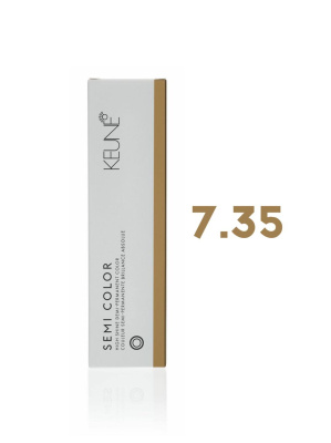 Keune Semi Color 7.35 - Полуперманентная краска для волос средний шоколадный блондин 60 мл