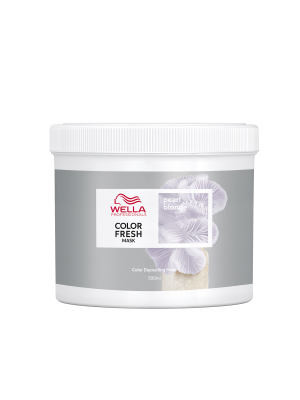 Wella Color Fresh Pearl Blonde - Оттеночная кремовая маска жемчужный блонд 500 мл