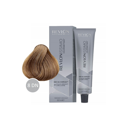 Revlon Revlonissimo Colorsmetique 8DN - Перманентная краска для волос светлый блонд глубокий натуральный 60 мл