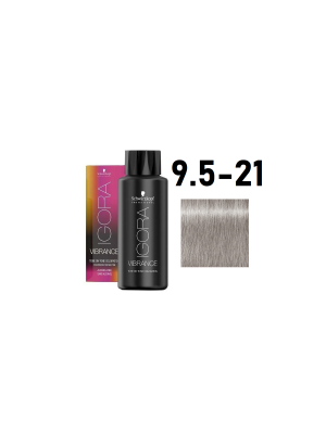 Schwarzkopf Igora Vibrance 9,5-21 - Краситель тон-в-тон светлый блонд пастельный пепельный сандре 60 мл