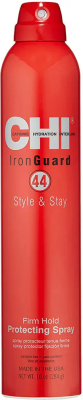 CHI 44 Iron Guard Firm Hold Protecting Spray - Термозащитный спрей сильной фиксации 284 г