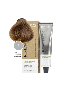 Revlon Revlonissimo Color Sublime 7 - Перманентный краситель без аммиака блонд 75 мл