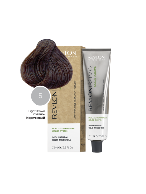 Revlon Revlonissimo Color Sublime 5 - Перманентный краситель без аммиака светло-коричневый 75 мл