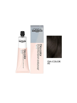 L'Oreal Dia Color 5 - Краситель-блеск без аммиака светлый шатен 60 мл
