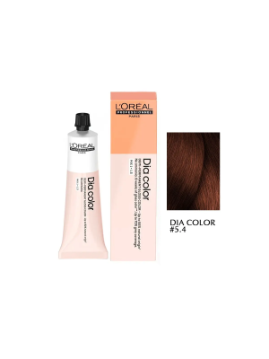 L'Oreal Dia Color 5.4 - Краситель-блеск без аммиака светлый шатен медный 60 мл