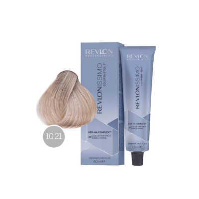 Revlon Revlonissimo Colorsmetique 10.21 - Перманентная краска для волос очень сильно светлый блонд перламутрово-пепельный 60 мл