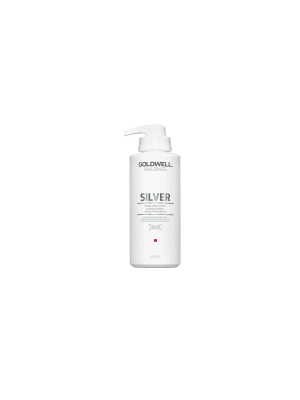 Goldwell Dualsenses Silver 60Sec Treatment - Корректирующая маска для седых и светлых волос 500 мл