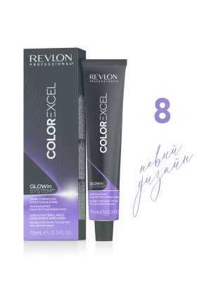Revlon Color Excel 8 - Краситель тон в тон без аммиака светлый блонд 70 мл