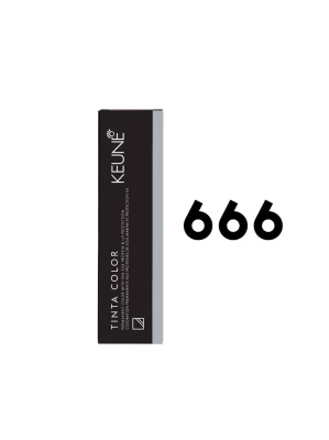 Keune Tinta Color 666 - Стойкая краска для волос красный 60 мл