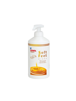Gehwol Fusskraft Soft Feet Cream - Шелковый крем Молоко и мед с гиалуроновой кислотой 500 мл