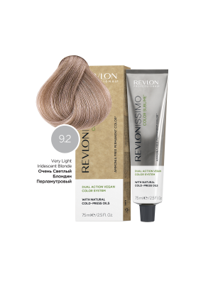 Revlon Revlonissimo Color Sublime 9.2 - Перманентный краситель без аммиака очень светлый блонд перламутровый 75 мл