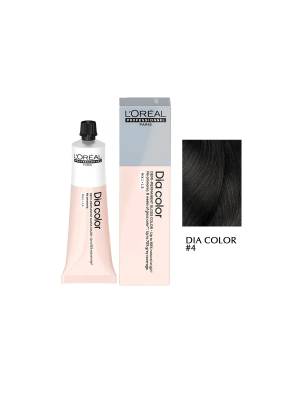 L'Oreal Dia Color 4 - Краситель-блеск без аммиака шатен 60 мл