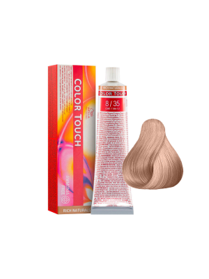 Wella Color Touch 8/35 - Тонирующая краска без аммиака светлый блонд золотисто-махагоновый 60 мл