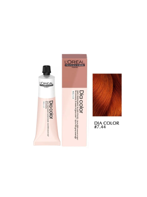 L'Oreal Dia Color 7.44 - Краситель-блеск без аммиака блонд глубокий медный 60 мл