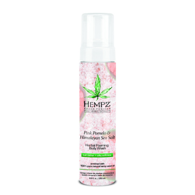 Hempz Pink Pomelo & Himalayan Sea Salt Herbal Foaming Body Wash - Гель-мусс для душа Помело и Гималайская соль 250 мл