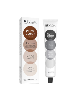 Revlon Nutri Color Filters 524 - Краситель коричневый медно-перламутровый 100 мл