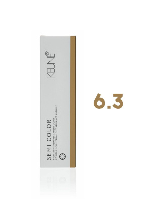 Keune Semi Color 6.3 - Полуперманентная краска для волос темный золотистый блондин 60 мл