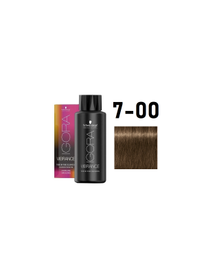 Schwarzkopf Igora Vibrance 7-00 - Краситель тон-в-тон средний русый натуральный экстра 60 мл