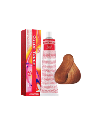 Wella Color Touch 8/43 - Тонирующая краска без аммиака светлый блонд медно-золотистый 60 мл