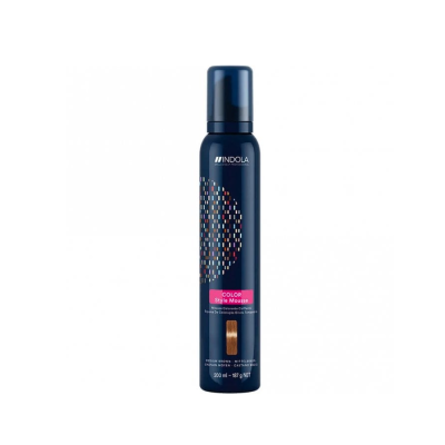 Indola Color Style Mousse - Оттеночный мусс для укладки средний коричневый 200 мл