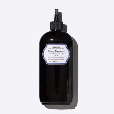 Davines Finest Pigments №4 Medium Brown - Краска для волос Прямой пигмент (средне-коричневый) 280 мл