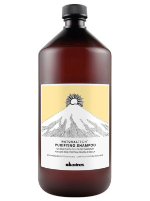 Davines Natural Tech Purifying Shampoo - Очищающий шампунь против перхоти 1000 мл
