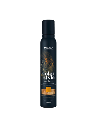 Indola Color Style Mousse - Оттеночный мусс для укладки медовый русый 200 мл